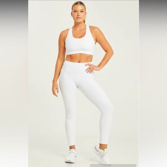 COPY - Booty shaping croco skin leggings white - Picture 2 of 8